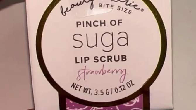 Beauty Bakerie Bite Size Pinch of Suga Lip Scrub - 0.12oz, 2 of 7, play video