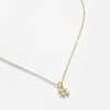 SOHI Women's Gold Minimal Pendant Necklace - 4 of 4