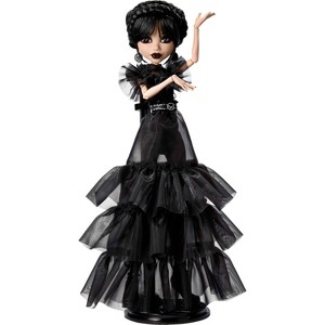 Monster High x Wednesday Collectible Rave'N Wednesday Doll in Black Gown - 1 of 4