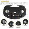 NewHome"Zero Gravity Chair Cup Holder Clip-On Side Tray with Beverage & Mobile Device Slots"Black - 3 of 4