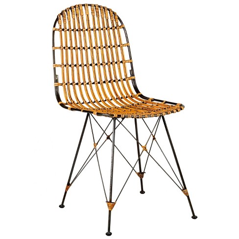 Dover Rattan Dining Chair Brown - East At Main : Target