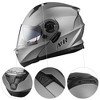 AHR RUN-M3 Modular Flip Up Helmet Full Face Dual Visor DOT Motorcycle Bike XXL - 2 of 4