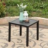 2pc Patio Rocking Chair & Table Set - Yellow - Captiva Designs: Rust-Proof Steel, Water-Resistant - 4 of 4