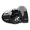 Wet Sounds REV 10 HD 10" Horn Loaded Compression Driver Tower Speakers with XS Grills & Stainless MINI Swivel Clamps, 300 Watts RMS, Black, Pair - 4 of 4