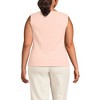 Lands' End Women's Sleeveless Pointelle Rib Boat Neck Tank - 2 of 4