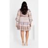 Women's Plus Size Ruffle Nile Dress - cream | CITY CHIC - 3 of 4