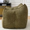 Bean Bag Chair Modern with Armrests and Handle for Living Room Relaxing 47.2" Wide-3irtyhousy - 3 of 4