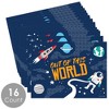 Big Dot of Happiness Blast Off to Outer Space - Party Table Decorations - Rocket Ship Baby Shower or Birthday Party Placemats - Set of 16 - 3 of 4