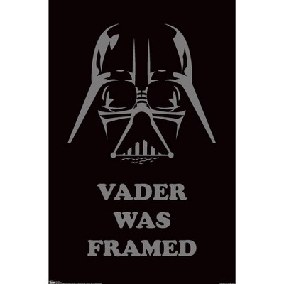 Star Wars - Darth Vader Framed Poster Trends International : Target