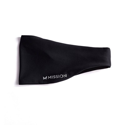 Mission Cooling Tapered Headband - Black