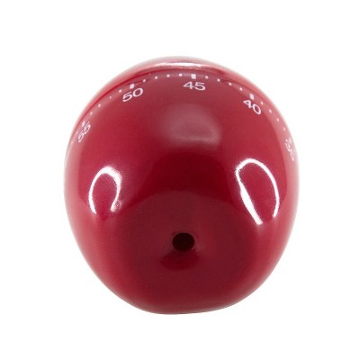 Red Apple-Shaped All-Purpose Timer Pack of 3