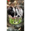 Cow and Calf Glass Christmas Ornament| OrnamentallyYou - 2 of 4