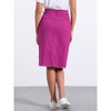 INSPIRE CHIC Women's Casual High Waist Back Slit Short Denim Skirts - 3 of 4