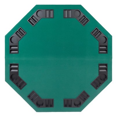 Trademark Poker Deluxe Poker & Blackjack Table Top With Case - Green Felt