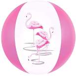 Big Mo's Toys Flamingo Inflatable Beach Balls - 16 in - 12 Pack