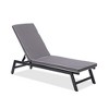PAGED Removable Outdoor Lounge Chair Cushion,74 in x 22 in,Breathable and UV Resistant,Fade Resistant Patio Cushion - 2 of 4