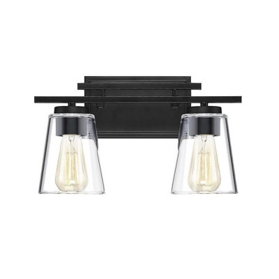Savoy House Calhoun 2 - Light Vanity in  Black