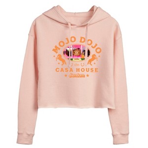 Women's - Barbie - Mojo Dojo Casa House West Cropped Graphic Hoodie - 1 of 3