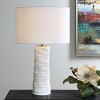 Uttermost Pavlova Glossy Table Lamp, White - 2 of 4