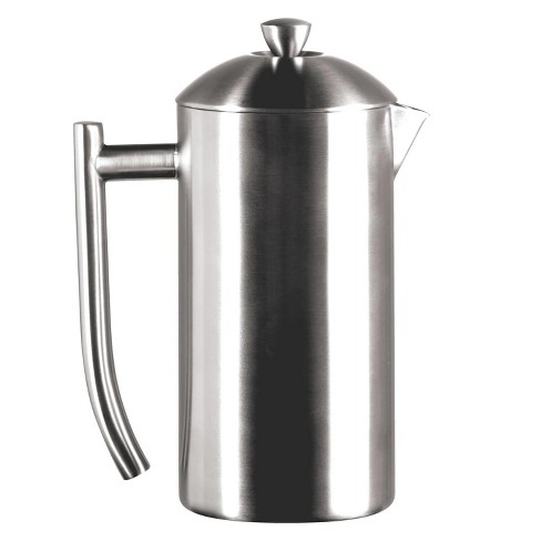 Coffee Gator 34 oz Double Walled and Insulated French Press, Gray