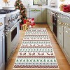 GustoWave Snowflake Christmas Holiday Decorative Area Rug for Bedroom Living Room, Colorful - 2 of 4