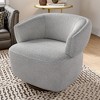 NicBex Polyester Accent Chair,Oversized Upholstered Living Room Chairs with Curved Backrest,Modern Armchair,Accent Chairs for Living Room - 2 of 4