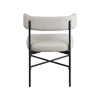 Meridian Furniture,Rivage Durable Linen Textured Fabric Dining Chair, Set of 2 - 2 of 4
