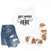 The Juniper Shop SmileyWorld Just Happy To Be Here Youth Tank Top - 2 of 4
