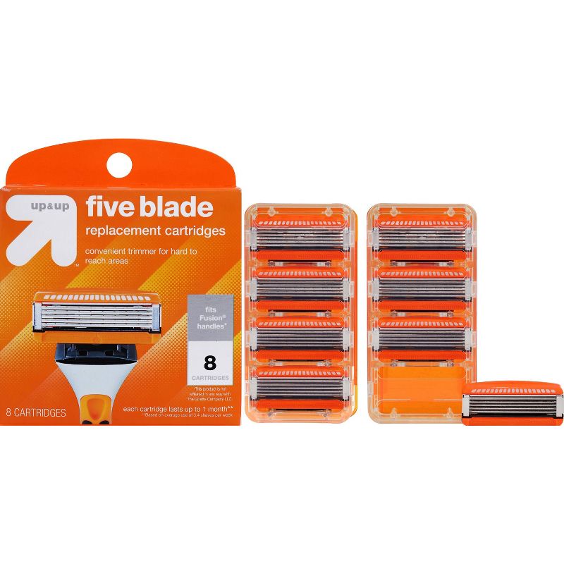 Men&#39;s Five Blade FITS Cartridges 8ct - up &#38; up&#8482;, 5 of 8