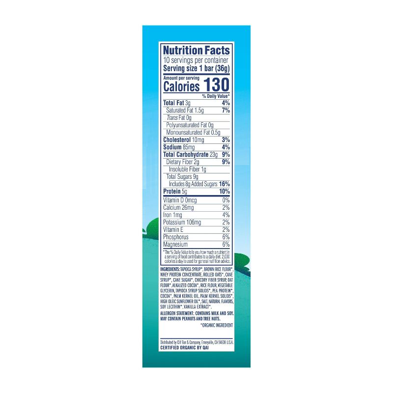 CLIF Kid ZBAR Protein Chocolate Mint Snack Bars 
, 5 of 14