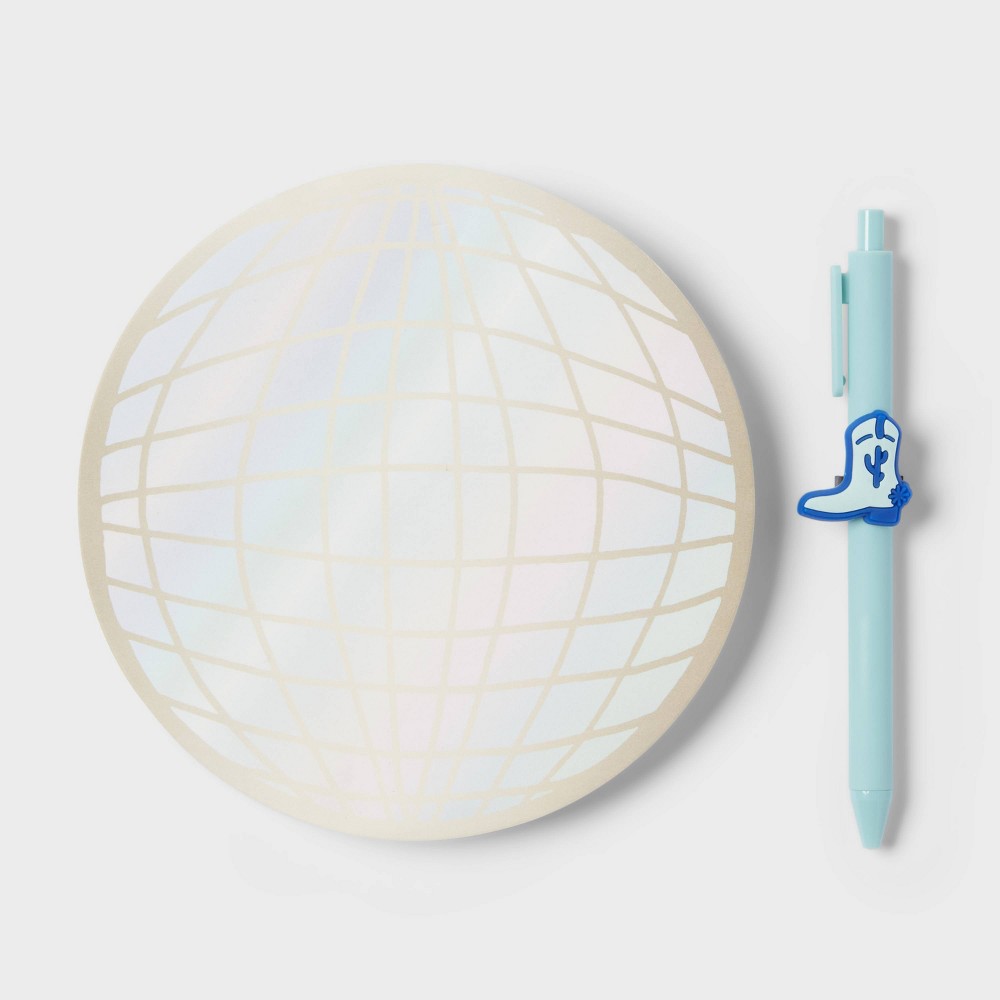Disco Notepad with Pen Set - Room Essentials™