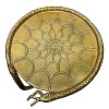 Vynxaria 22-Inch Handcrafted Side End Table with Textured Snake Skin Pattern - 2 of 4