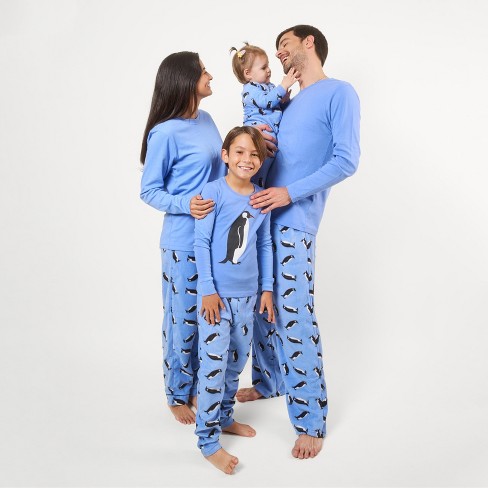 Leveret Kids Cotton Top And Fleece Pants Christmas Pajamas Penguin 2 Year Target