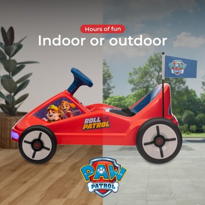Paw Patrol Red 12V Electric Go Kart with Lights and Seat Belt