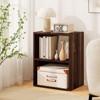 Tangkula 2-Tier Storage Night Stand Open Display Shelf MDF End Table - 2 of 4