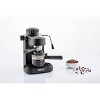 IMUSA 4 Cup Electric Espresso/Cappuccino Maker 800 Watts - Black: Milk Frother, Glass Carafe, Removable Filter Basket - 4 of 4