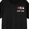 Batman Harley Quinn Playing Card Adult Crew Neck Short Sleeve T-shirt - 2 of 4
