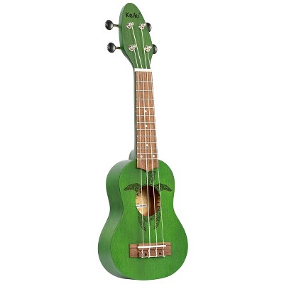 Ortega Guitars Keiki K1 Series Sopranino Ukulele with Turtle Etching