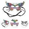Unique Bargains Butterfly Half Face Party Mask 1 Pc - 3 of 4