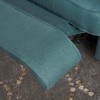 Teal Fabric Electric Recliner Chair with Copper Accents for Living Room - 3 of 4