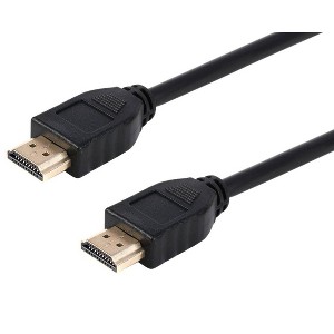 Monoprice Premium High Speed HDMI Cable - 6 Feet - Black | 4K@60Hz, HDR, 18Gbps, YCbCr 4:4:4, OD 0.22in, 30AWG, CL2 - Commercial Series - 1 of 4
