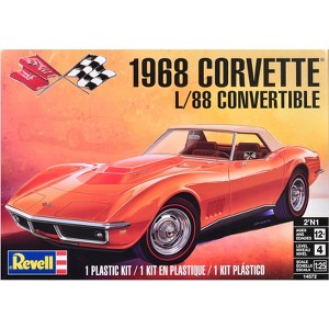 Level 4 Model Kit 1968 Chevrolet Corvette L/88 Convertible 2-in-1