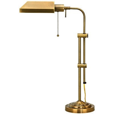 Cal Lighting 60W Pharmacy Tb Lp W/Adjust .Pole - Antique Bronze