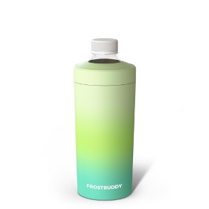 FrostBuddy Universal Buddy XL Insulated Can Cooler | Fits 12oz, 16oz, Slim Cans & Bottles | Stainless Steel Drink Holder Lemongrass XL - 1 of 4