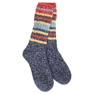 World's Softest - Weekend Ragg Crew - Indigo Stripe - 1 of 1