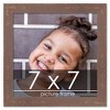 PosterPalooza | Square Shabby Chic Brown Picture Frame - UV Acrylic, Foam Board Backing, Hanging Hardware - 2 of 4