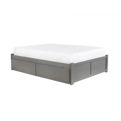Platform Bed with Drawers & Charger - Modern Storage Bed Frame - Underbed Storage Solutions