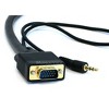 Monoprice Super VGA Cable - 35 Feet - Male to Male With Stereo Audio and Triple Shielding | CL2 Rated, HD15, Gold Plated - 3 of 3