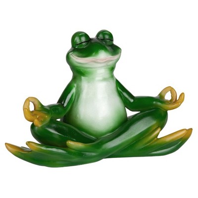 Design Toscano Strike A Pose Yoga Frog Statue