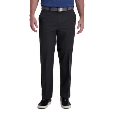 Haggar Men's Cool Right Classic Fit Flat Front Performance Pant 40 X 29 ...